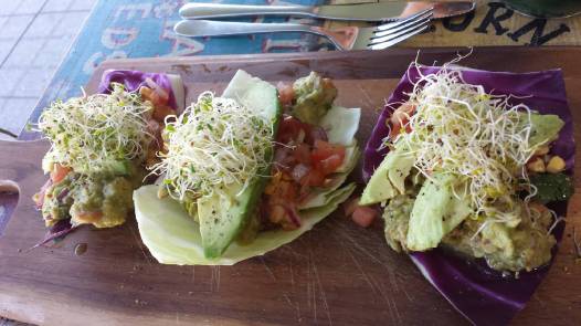 Spicy Raw Almond Tacos